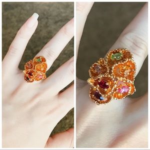 Vintage 60s Cluster Ring
